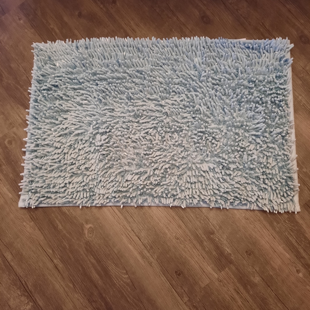 ❤ Small Teal Bathroom Rug
